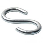 S-haak 4mm, set 10 stuks
